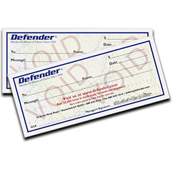 Defender $100.00 Gift Certificate / $20 GC FREE!