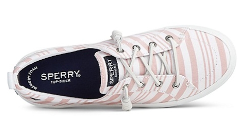 women's crest vibe beach stripe sneaker