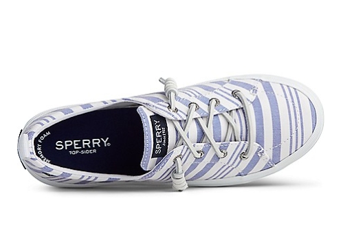 women's crest vibe beach stripe sneaker