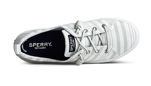 women's crest vibe beach stripe sneaker