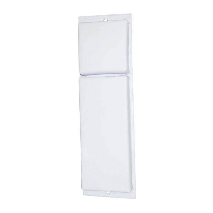 White Small Hull-Saver Vinyl Covered Contoured Design Specialty Fender