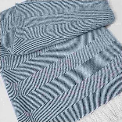Sunbrella Outdoor Throw Blanket - Chevron