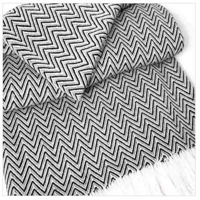 Sunbrella Outdoor Throw Blanket - Zig Zag