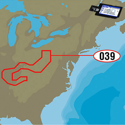 C-MAP 4D MAX+ LAKES Electronic Navigation Charts
