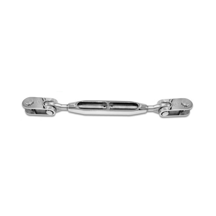 Stainless Steel Toggle Jaw Open Body Turnbuckle 7//16/" Thread for 3//16 /& 1//4 Wire